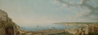 A View of the Bay of Naples, Looking Southwest from the Pizzofalcone Toward Capo di Posilippo by Giovanni Battista Lusieri